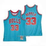 Camiseta Chicago Bulls Scottie Pippen #33 Mitchell & Ness 1995-96 Azul
