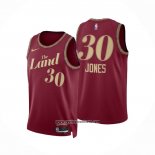 Camiseta Cleveland Cavaliers Damian Jones #30 Ciudad 2023-24 Rojo