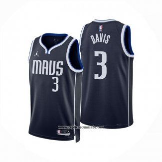 Camiseta Dallas Mavericks Anthony Davis #3 Statement 2024-25 Azul