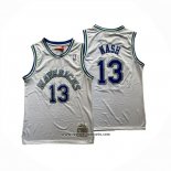 Camiseta Dallas Mavericks Steve Nash NO 13 Mitchell & Ness 1994-95 Blanco