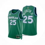Camiseta Dallas Mavericks Washington JR NO 25 Classic 2025-26 Verde