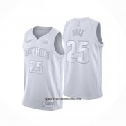 Camiseta Detroit Pistons Derrick Rose #25 MVP Blanco