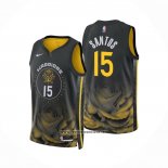 Camiseta Golden State Warriors Gui Santos #15 Ciudad 2022-23 Negro