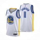 Camiseta Golden State Warriors Klay Thompson #11 Association 2020-21 Blanco