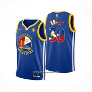 Camiseta Golden State Warriors Stephen Curry #30 Filipino Azul