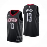 Camiseta Houston Rockets James Harden #13 Statement Negro