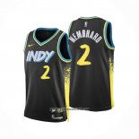 Camiseta Indiana Pacers Andrew Nembhard #2 Ciudad 2023-24 Negro