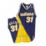 Camiseta Indiana Pacers Reggie Miller #31 Retro Blanco Azul Amarillo