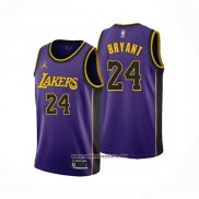 Camiseta Los Angeles Lakers Kobe Bryant #24 Statement 2022-23 Violeta