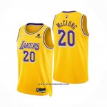 Camiseta Los Angeles Lakers Mac McClung #20 75th Anniversary 2021-22 Amarillo