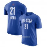 Camiseta Manga Corta All Star 2023 Joel Embiid Azul