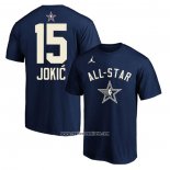 Camiseta Manga Corta All Star 2024 Nikola Jokic Azul