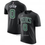 Camiseta Manga Corta Boston Celtics Jayson Tatum Statement 2022-23 Negro