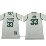 Camiseta Manga Corta Boston Celtics Larry Bird NO 33 Blanco