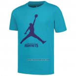 Camiseta Manga Corta Charlotte Hornets Essential Jumpman Verde