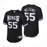 Camiseta Manga Corta Sacramento Kings Jason Williams #55 Negro