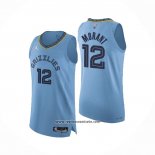 Camiseta Memphis Grizzlies Ja Morant #12 Statement Autentico 2021-22 Azul