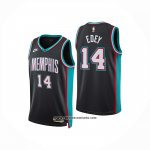Camiseta Memphis Grizzlies Zach Edey NO 14 Classic 2025-26 Negro