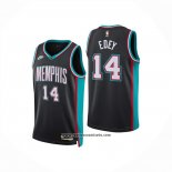Camiseta Memphis Grizzlies Zach Edey NO 14 Classic 2025-26 Negro