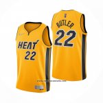 Camiseta Miami Heat Jimmy Butler #22 Earned 2020-21 Oro