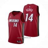 Camiseta Miami Heat Tyler Herro #14 Statement 2020-21 Rojo