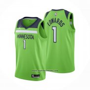 Camiseta Minnesota Timberwolves Anthony Edwards #1 Statement 2020-21 Verde