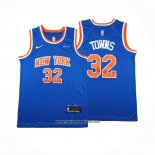 Camiseta New York Knicks Karl-Anthony Towns #32 Icon 2024-25 Azul
