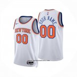 Camiseta New York Knicks Personalizada Association 2024-25 Blanco