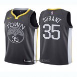 Camiseta Nino Golden State Warriors Kevin Durant #35 Statement 2017-18 Gris