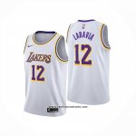Camiseta Nino Los Angeles Lakers Jake LaRavia NO 12 Association 2025-26 Blanco