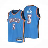 Camiseta Nino Oklahoma City Thunder Chris Paul #3 Icon Azul