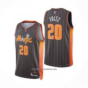 Camiseta Orlando Magic Markelle Fultz #20 Ciudad 2021-22 Marron