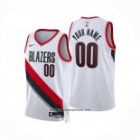 Camiseta Portland Trail Blazers Personalizada Association 2024-25 Blanco
