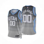 Camiseta Utah Jazz Personalizada Ciudad 2025-26 Gris