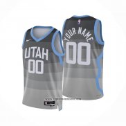 Camiseta Utah Jazz Personalizada Ciudad 2025-26 Gris