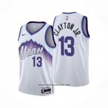 Camiseta Utah Jazz Walter Clayton Jr NO 13 Association 2025-26 Blanco