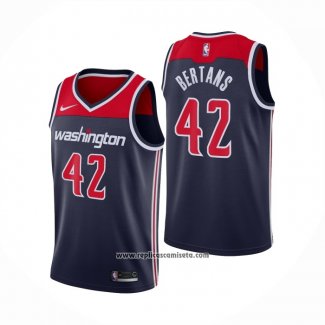 Camiseta Washington Wizards Davis Bertans #42 Statement Azul