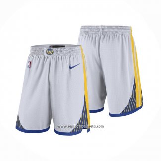 Pantalone Golden State Warriors 2017-18 Blanco