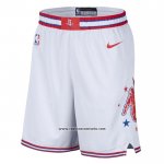 Pantalone Houston Rockets Ciudad 2025-26 Blanco