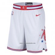 Pantalone Houston Rockets Ciudad 2025-26 Blanco