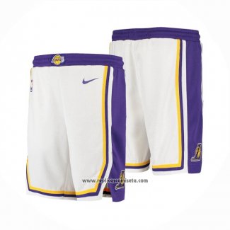 Pantalone Los Angeles Lakers Association 2018-19 Blanco