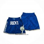 Pantalone Milwaukee Bucks Ciudad Just Don 2024-25 Azul