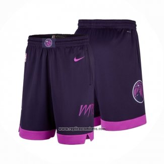 Pantalone Minnesota Timberwolves Ciudad 2025-26 Violeta