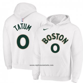 Sudaderas con Capucha Boston Celtics Jayson Tatum Ciudad 2023-24 Blanco