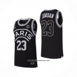 Camiseta AJ x PSG Michael Jordan #23 Negro