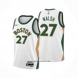 Camiseta Boston Celtics Jordan Walsh #27 Ciudad 2023-24 Blanco