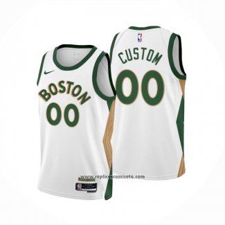 Camiseta Boston Celtics Personalizada Ciudad 2023-24 Blanco