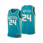 Camiseta Charlotte Hornets Brandon Miller #24 Ciudad 2023-24 Verde