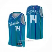 Camiseta Charlotte Hornets Nick Richards #14 Ciudad 2021-22 Azul