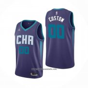 Camiseta Charlotte Hornets Personalizada Statement Edition Violeta